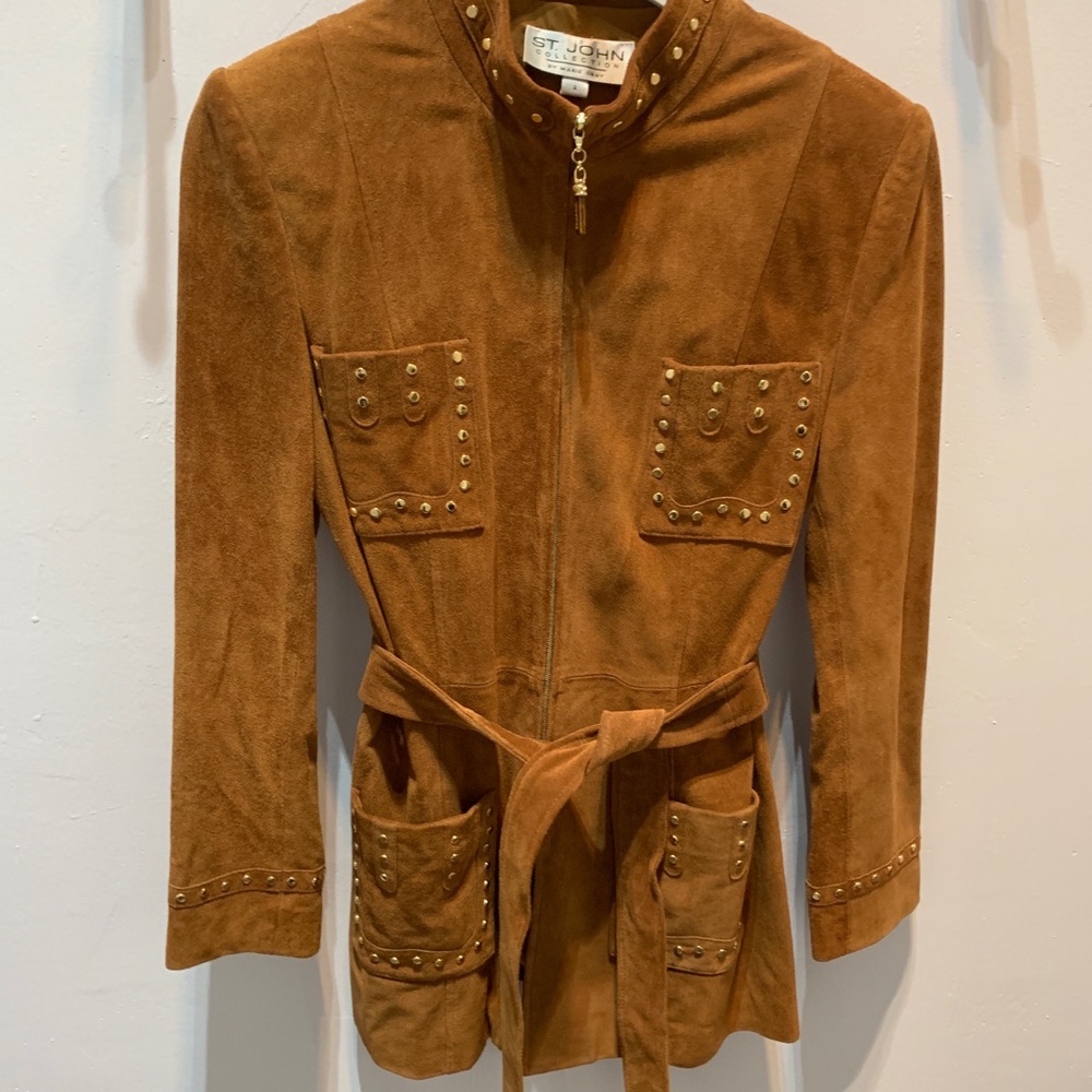 St. John Suede Jacket